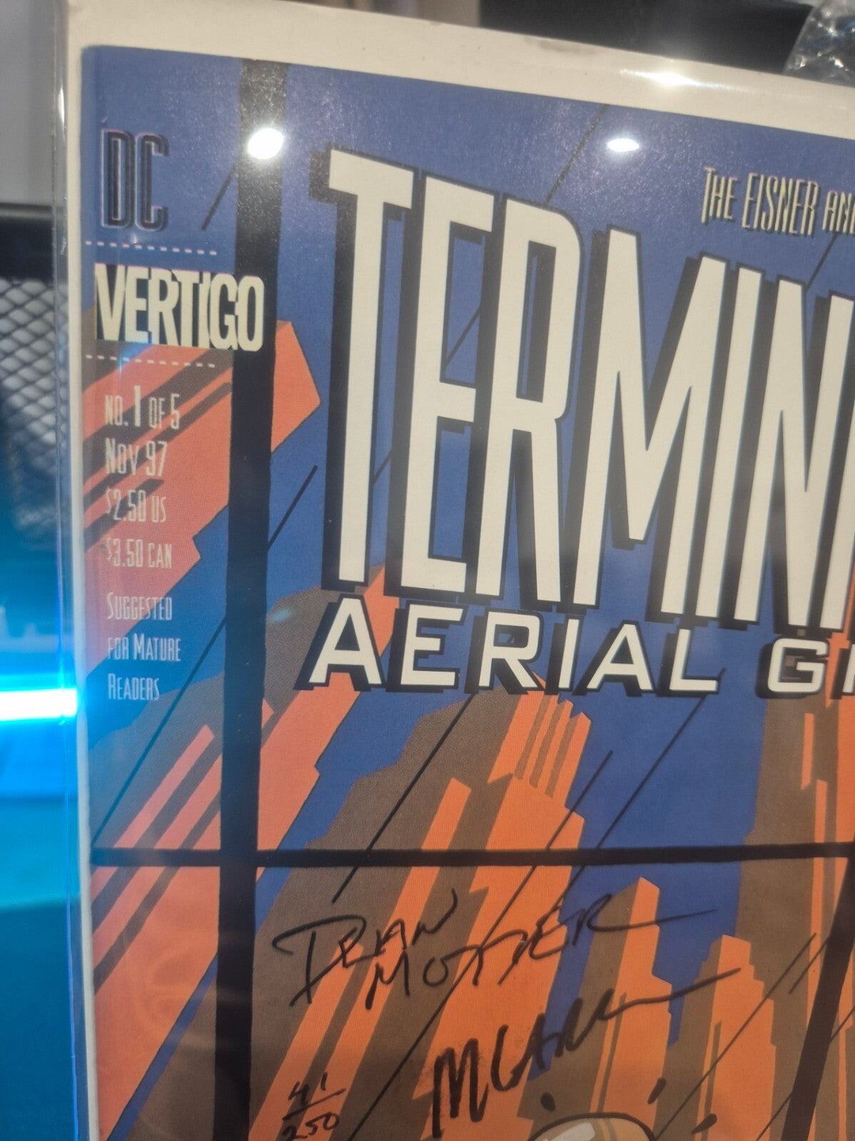 Terminal City: Aerial Graffiti #1, DOUBLE SIGNED by Dean Motter & Michael Lark