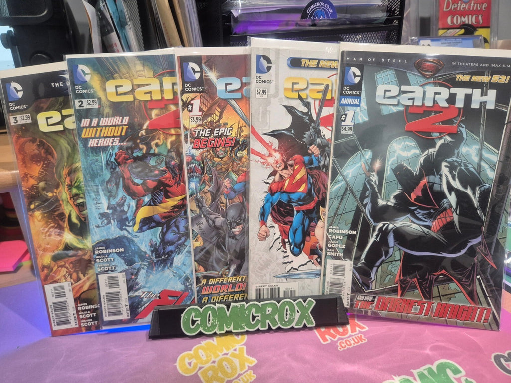 Earth 2, New 52 Bundle, Issues 0-13, 25-27 plus Annual (19 Comics) NM