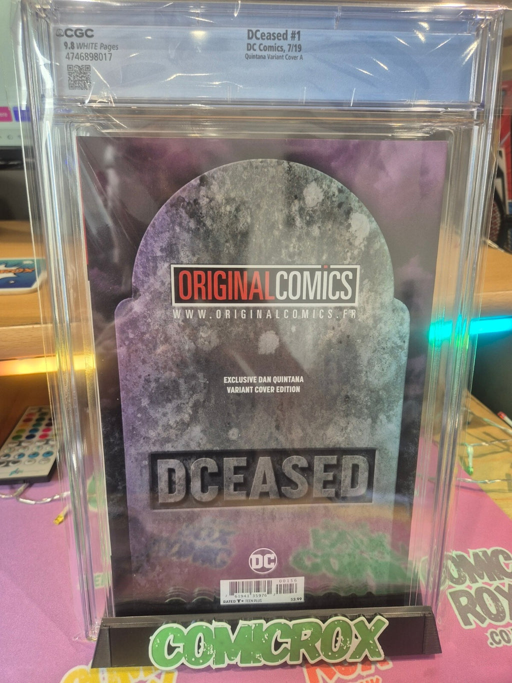 DCeased #1, CGC 9.8 Top Pop! Highest Graded, Dan Quintana Variant