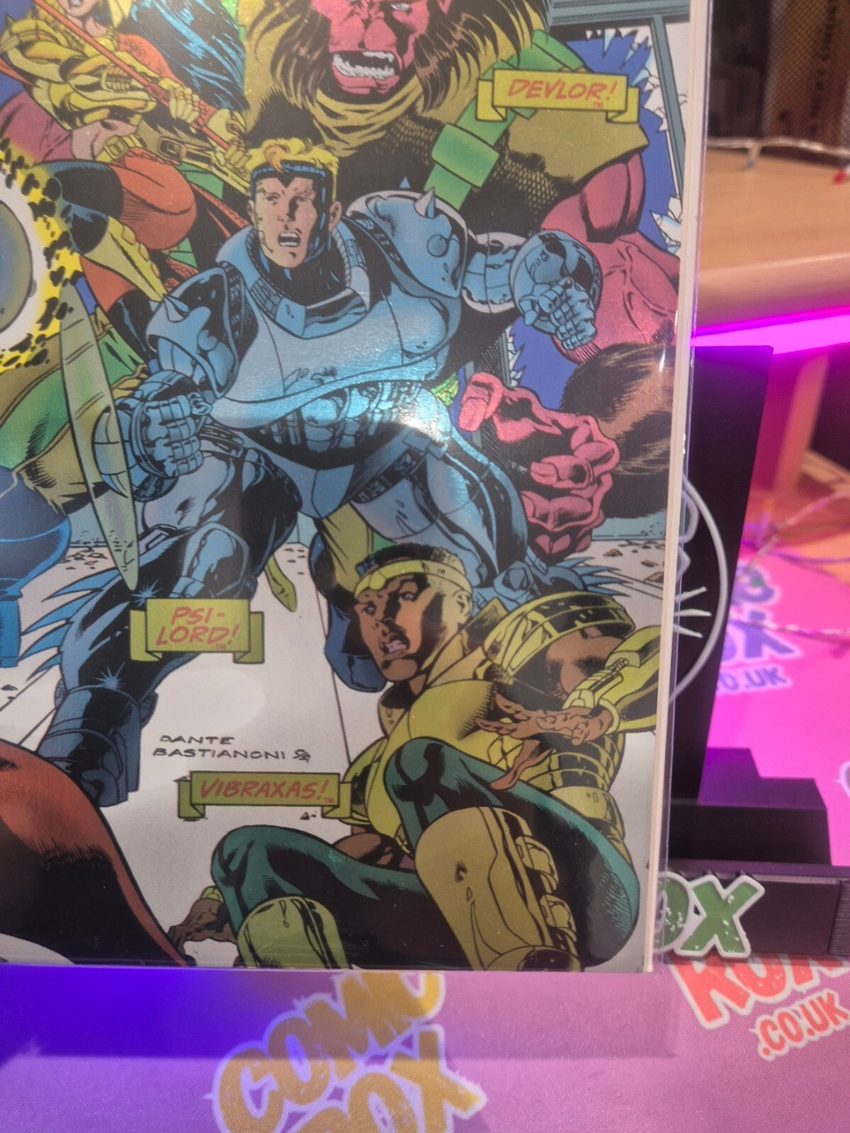 Fantastic Force #1, 1994, Metallic Wrap-Around Cover, VF+