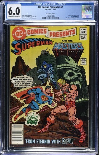 DC Comics Presents #47, CGC 6.0, 1st He-Man & Skeletor, 1982