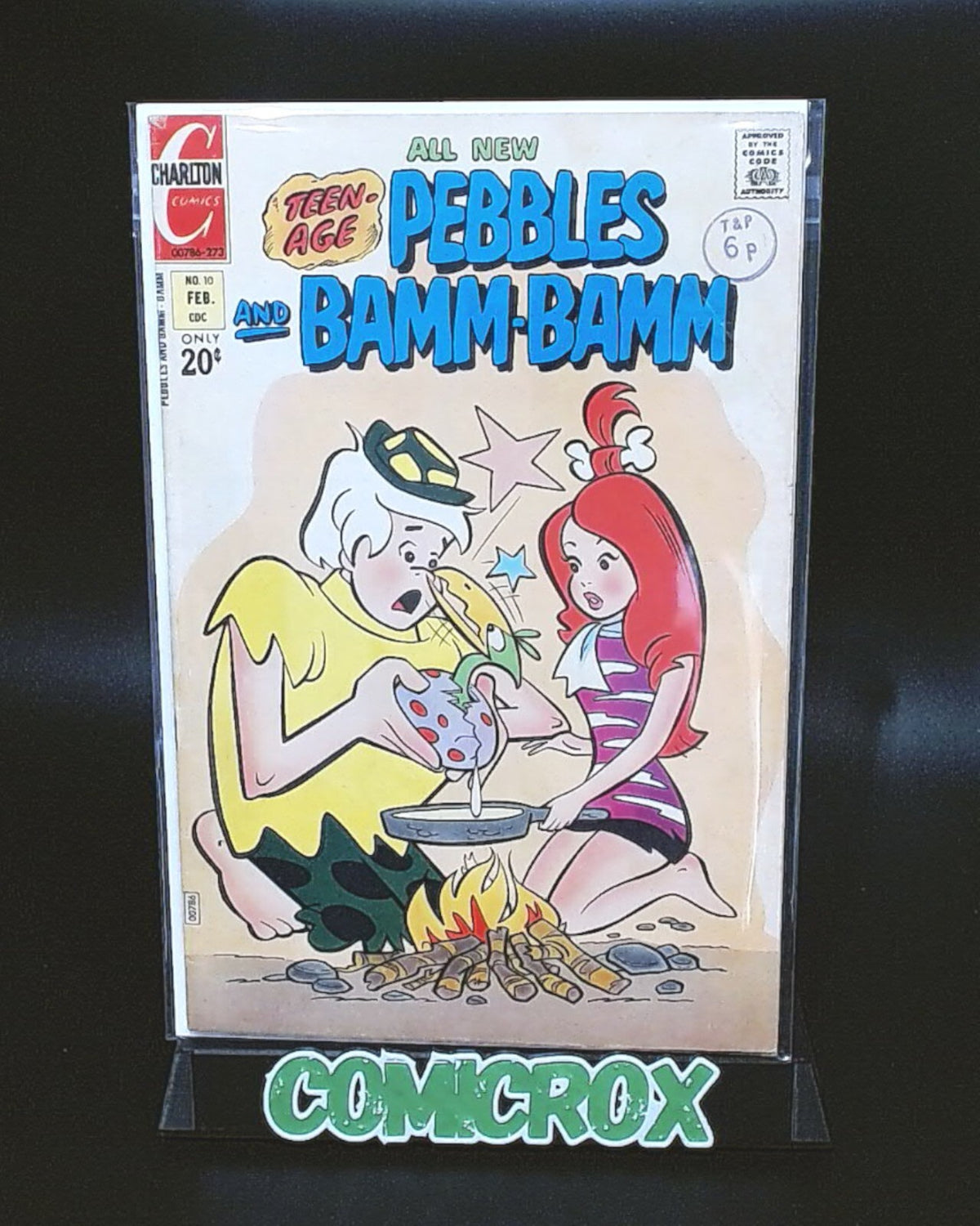 Pebbles and Bamm-Bamm #10, 1973, Charlton, Flintstones, High Grade, FN/VF