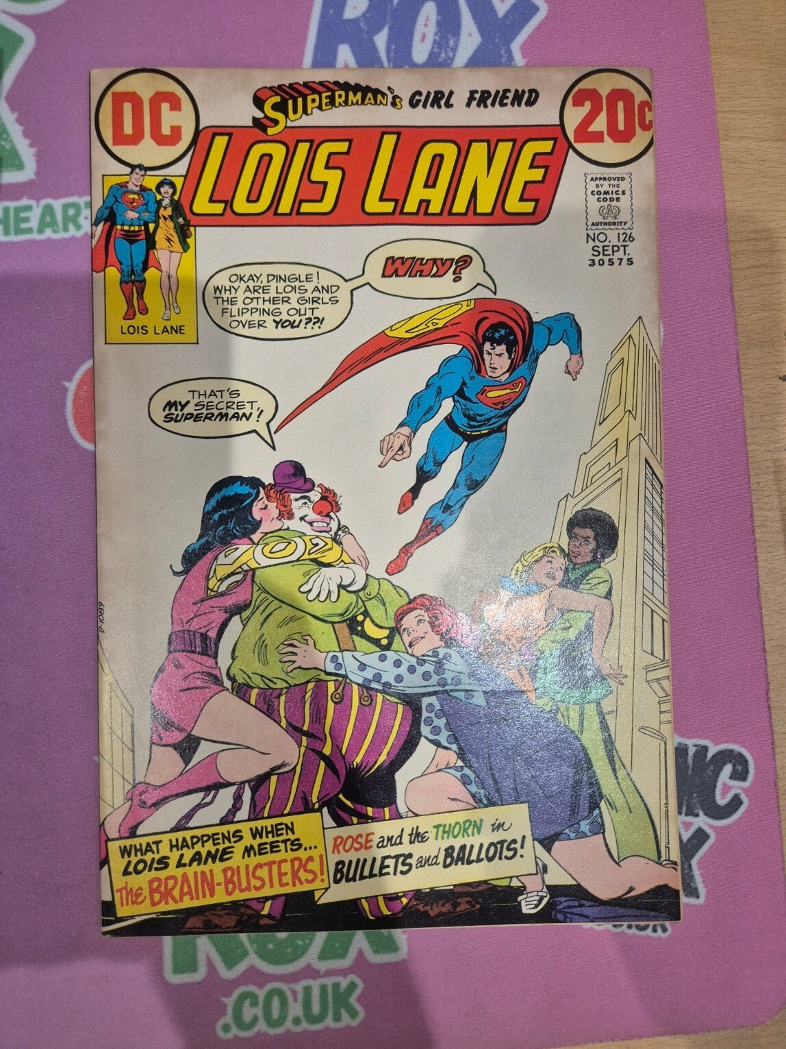 Superman's Girl Friend Lois Lane #126, 1972, High Grade, Tanning, 8.0