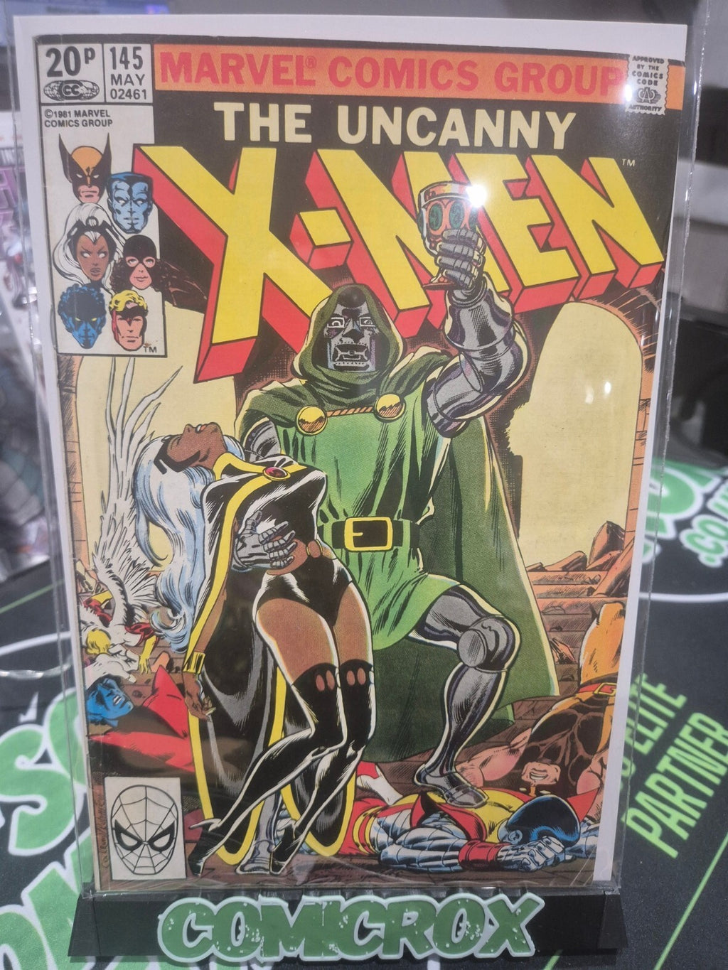 Uncanny X-Men #145, 1981, Iconic DR DOOM Cover, VF-