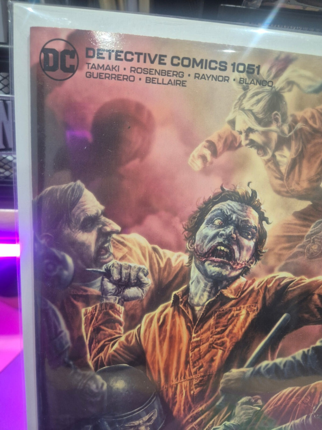 Detective Comics #1051, 2022, Lee Bermejo Arkham Riot Variant, NM