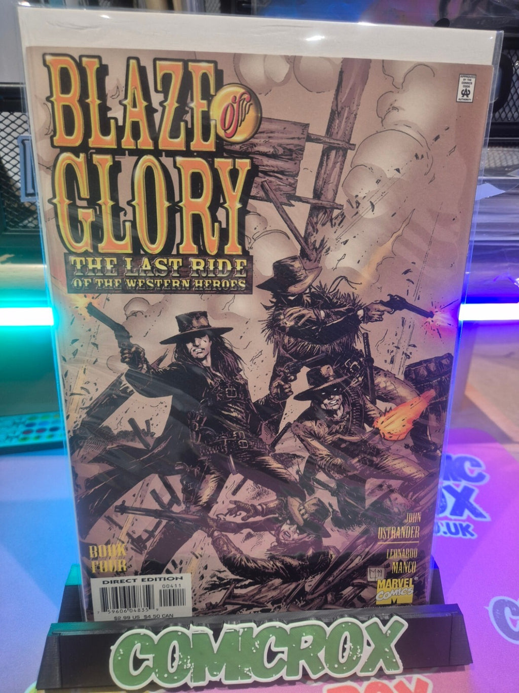 Blaze of Glory, The Last Ride Complete Set #1 to 4, 2000, High Grade VF/NM+