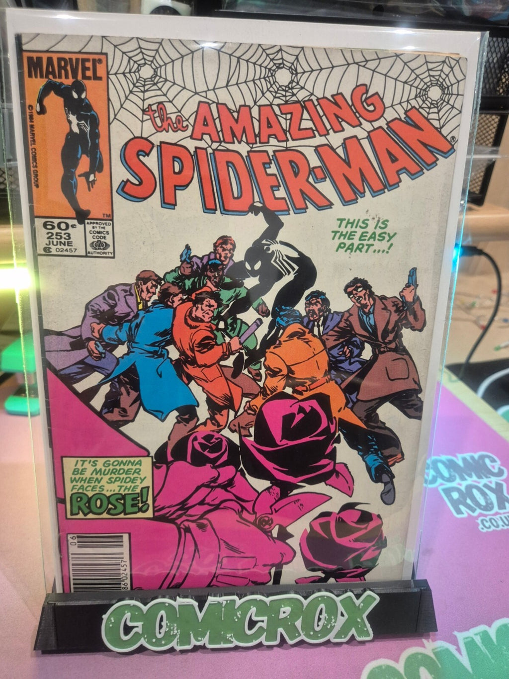 Amazing Spider-Man #253, 1984, Newsstand, 1st App The Rose (Richard Fisk) VF