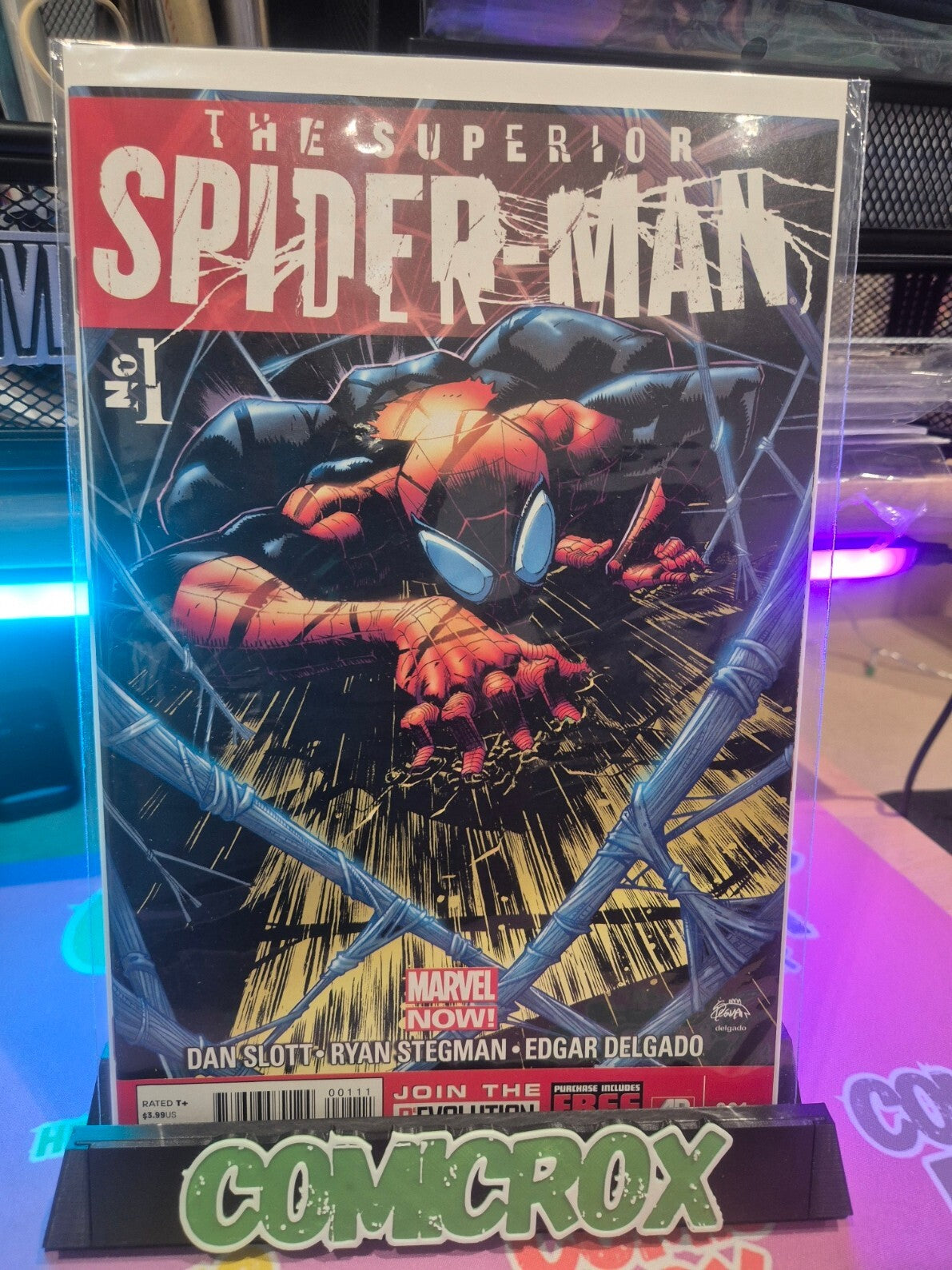 Superior Spider-Man #1, 2013, Ryan Stegman Cover, NM+