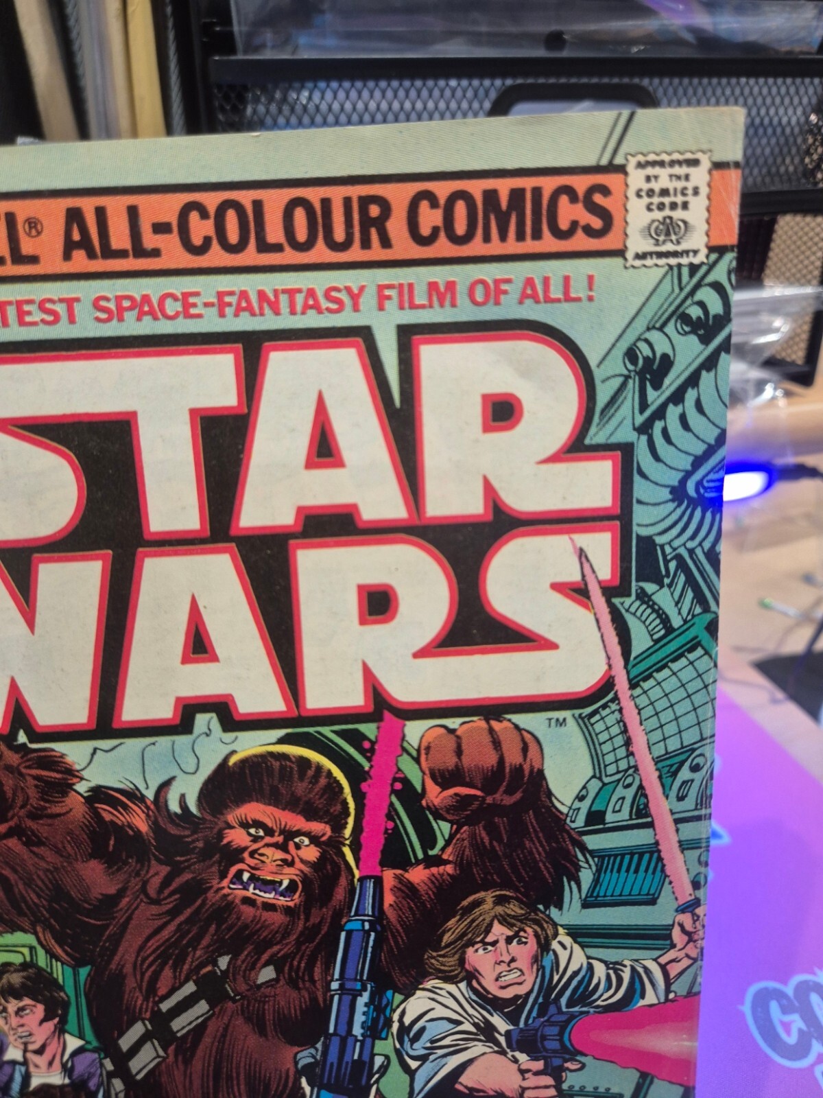 Star Wars #3, 1977, Big Key, UK Price Variant, High Grade VF to VF+