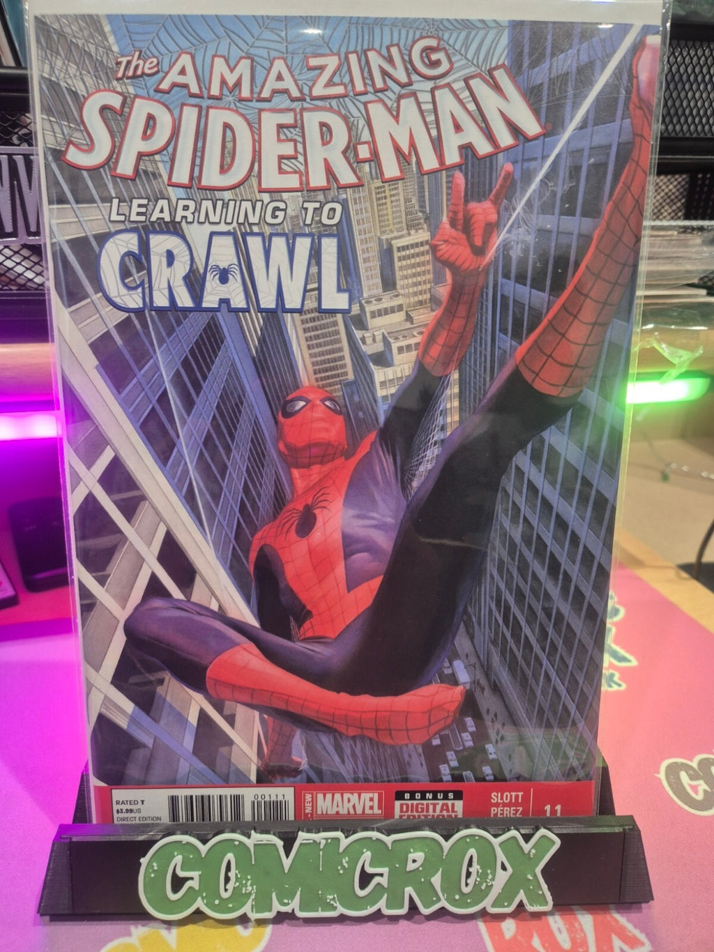 Amazing Spider-Man #1, Learning to Crawl, 2014, Alex Ross Cover, NM+