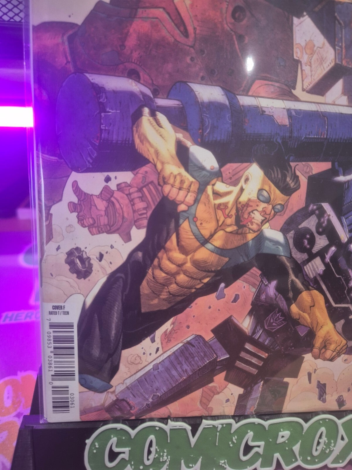 Transformers #30, 2026, Josh Cassara Invincible Team-Up Variant, NM+