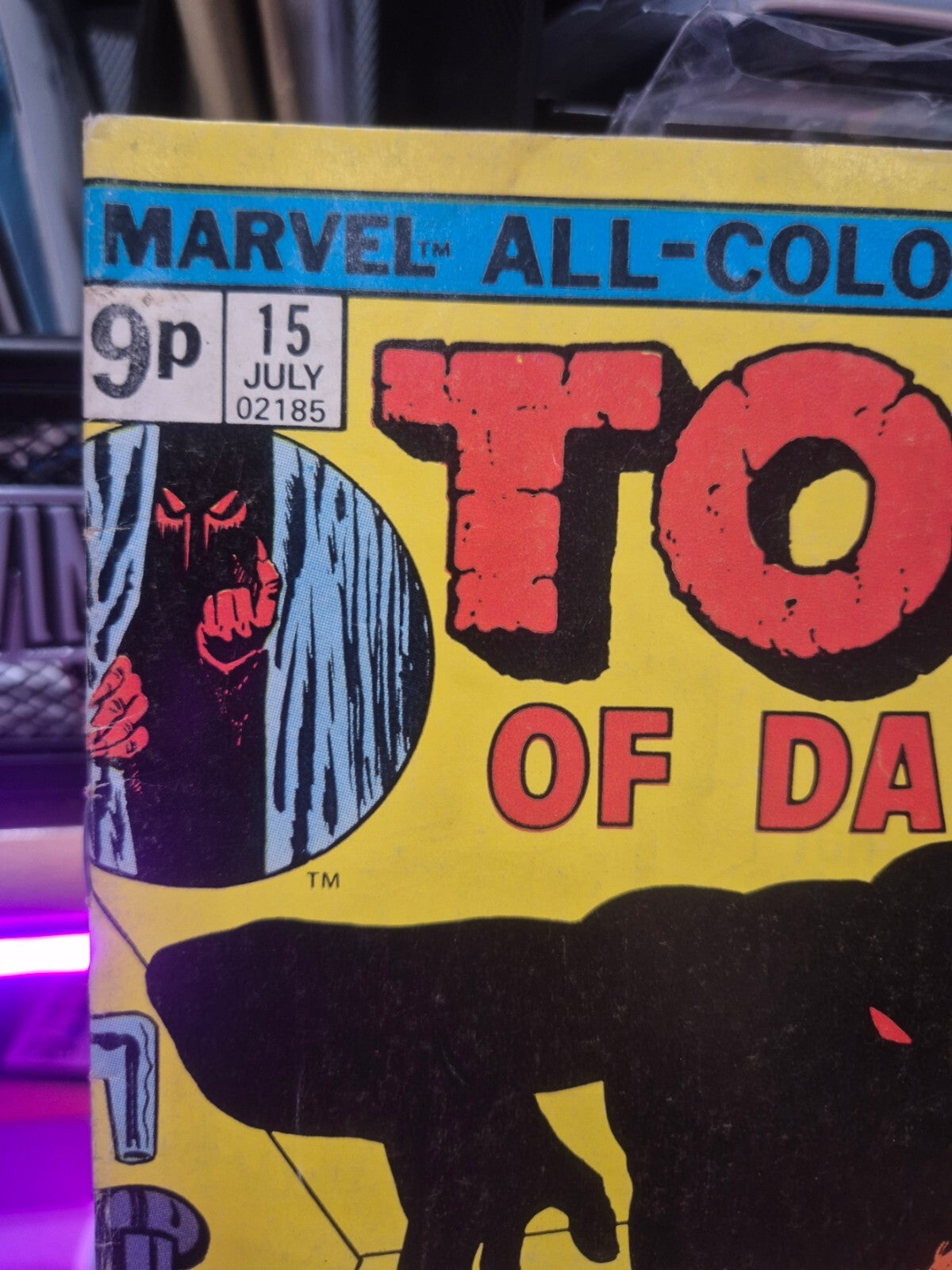 Tomb of Darkness #15, 1974, UK Price Variant, FN 6.0+