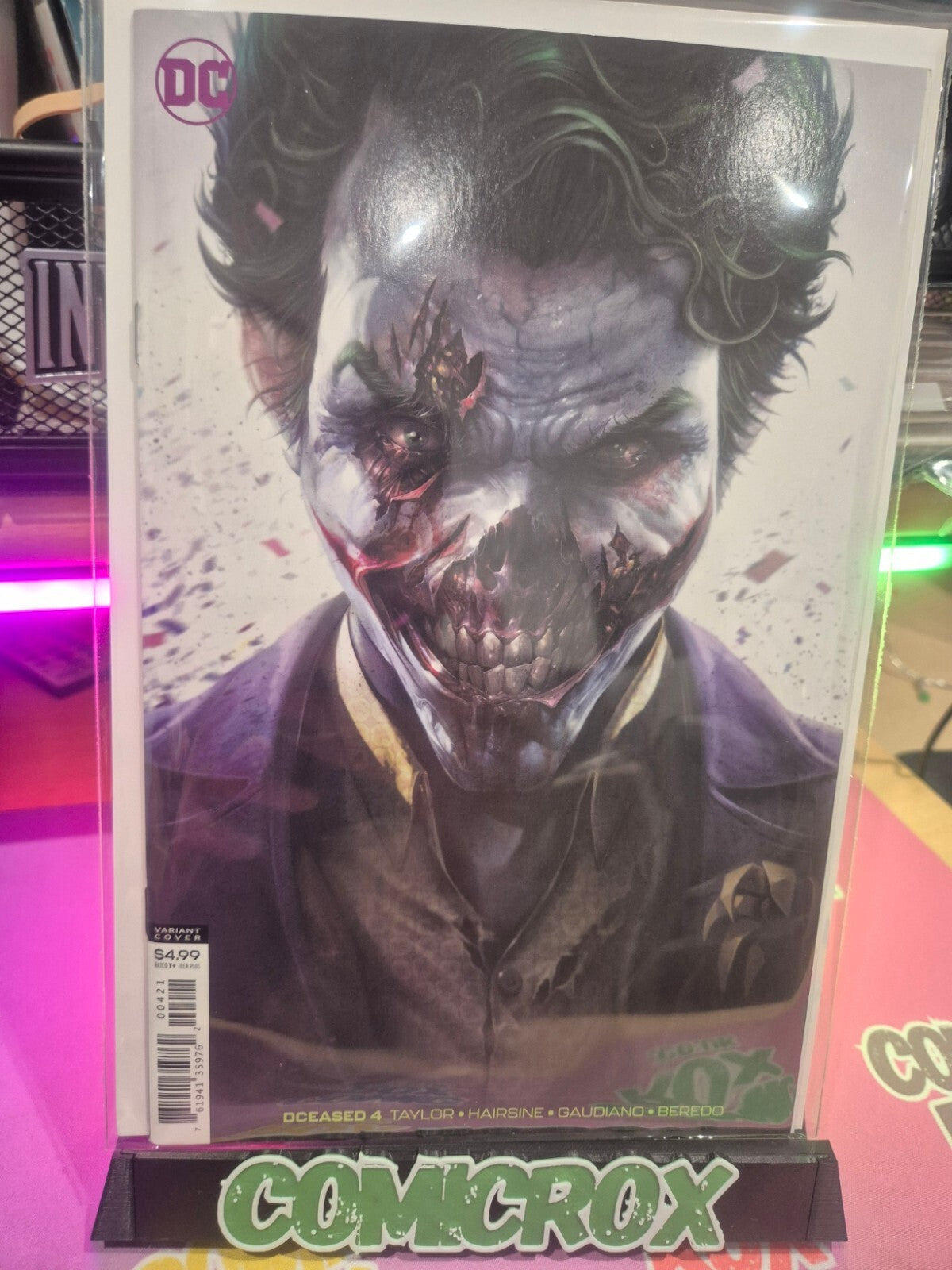 Dceased #4, 2019, Mattina Variant, Zombie Joker, NM+