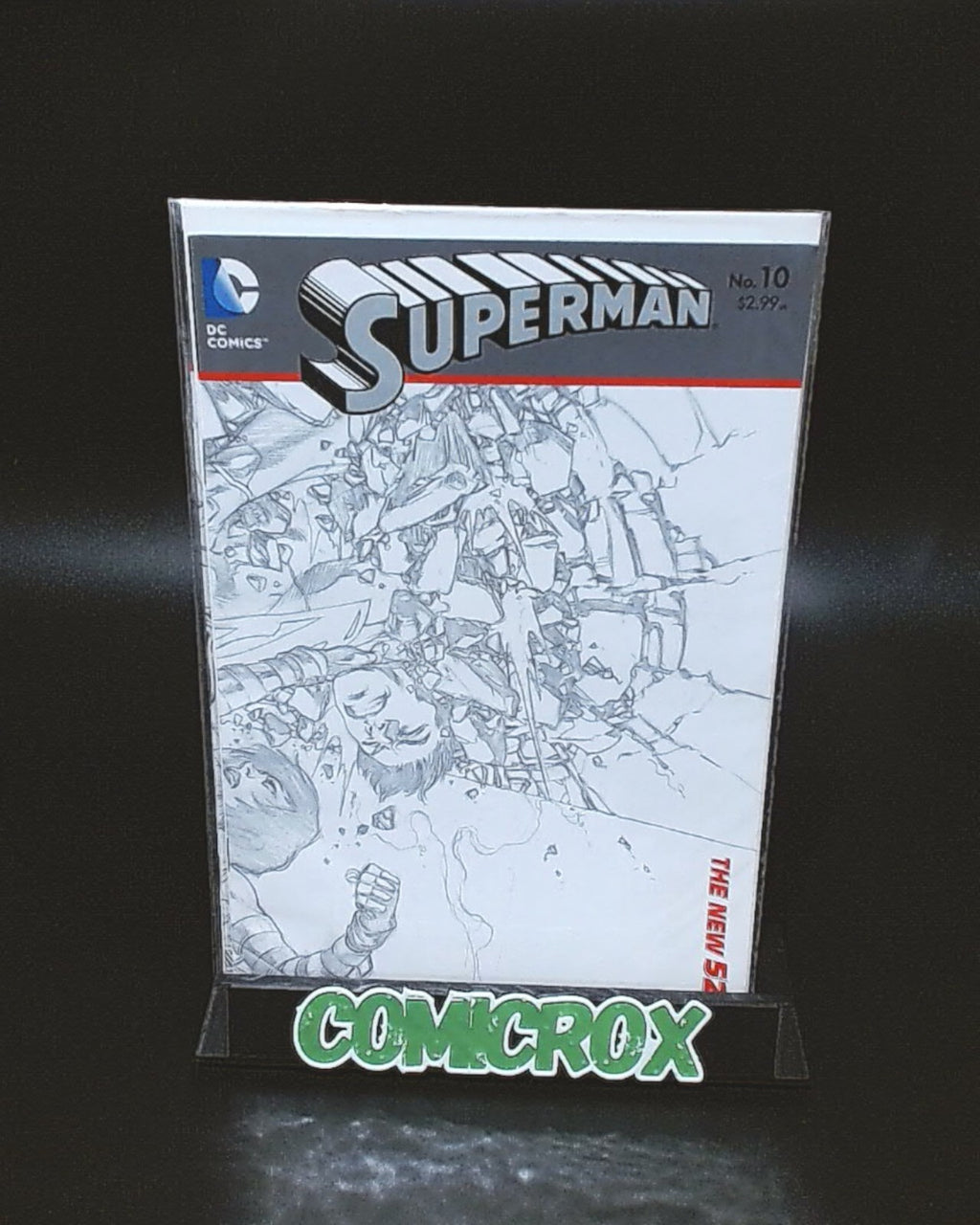 Superman New 52 Issues #5 to 12, Rare 1:25 Incentive Sketch Variants, 8 Books, All NM
