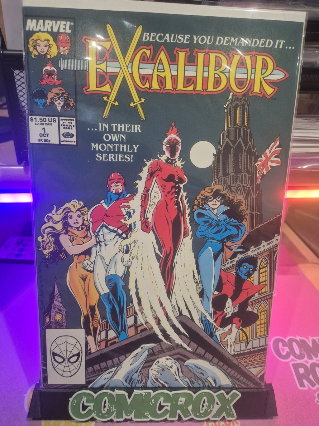 Excalibur #1, 1988, Premiere Issue, 1st app. Widget, NM