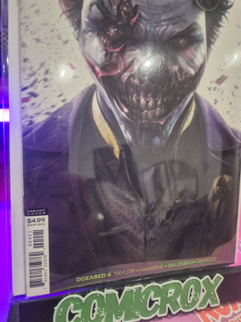 Dceased #4, 2019, Mattina Variant, Zombie Joker, NM+