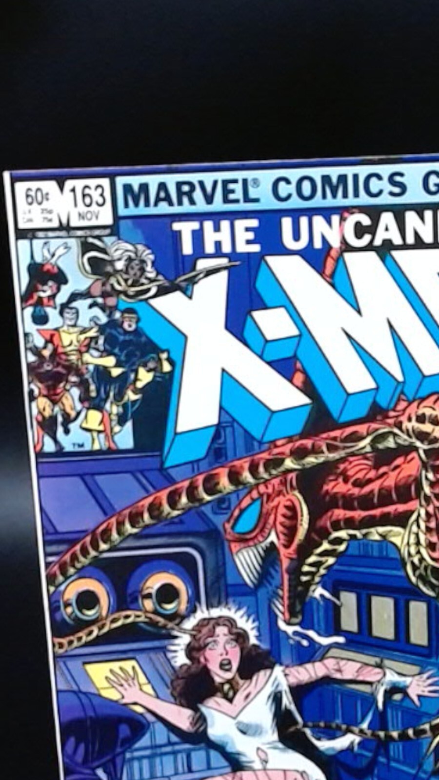 Uncanny X-Men #163, 1982, Origin of Binary, High Grade NM 9.2/9.4