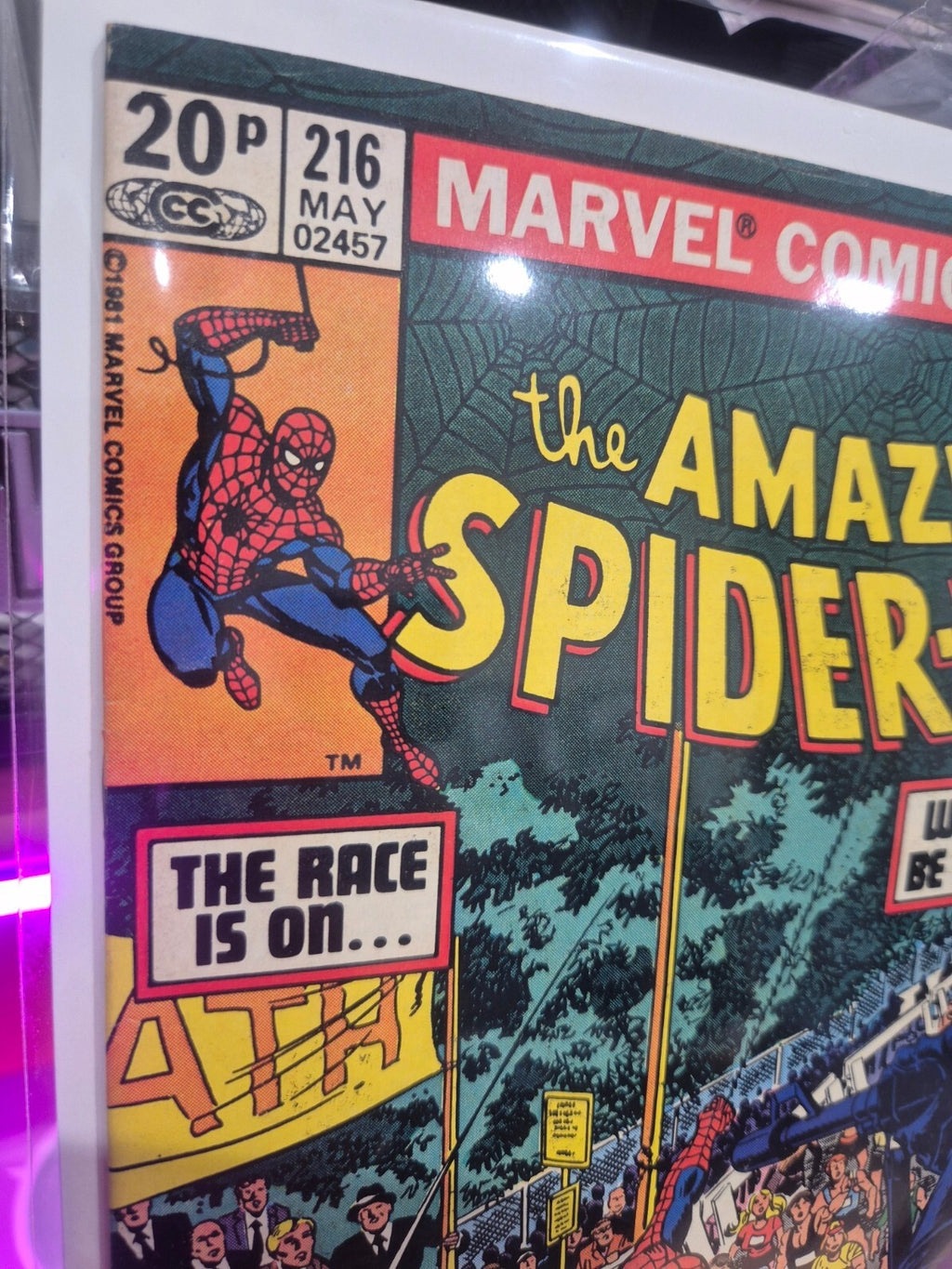 Amazing Spider-Man #216, 1981, 2nd Madame Webb, UK Price Variant, NM- 9.2+