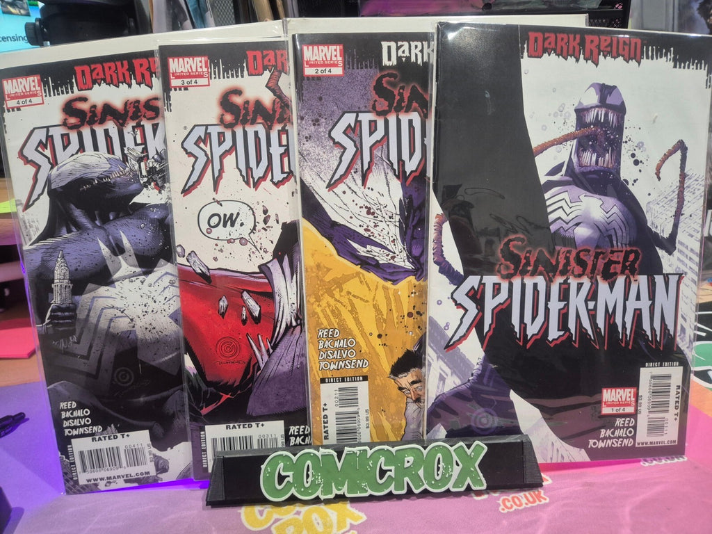 Dark Reign: The Sinister Spider-Man #1-4, 2009, Complete Set 4 Books, All NM+