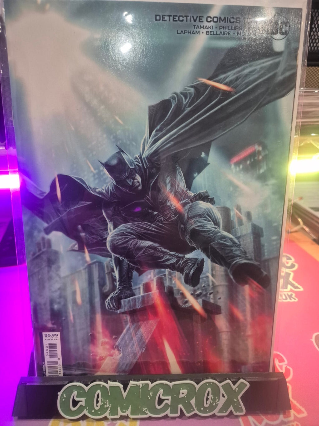Detective Comics #1045, Lee Bermejo Batman Card Stock variant, Mint