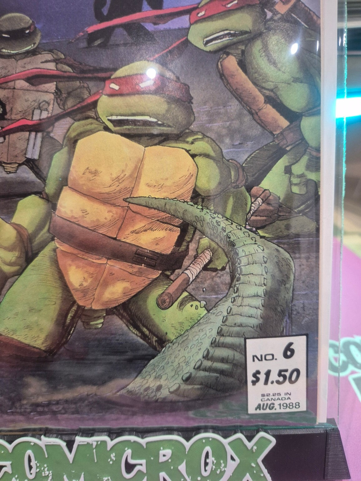 Teenage Mutant Ninja Turtles #6, 1988, 1st Leatherhead, NM 9.4+