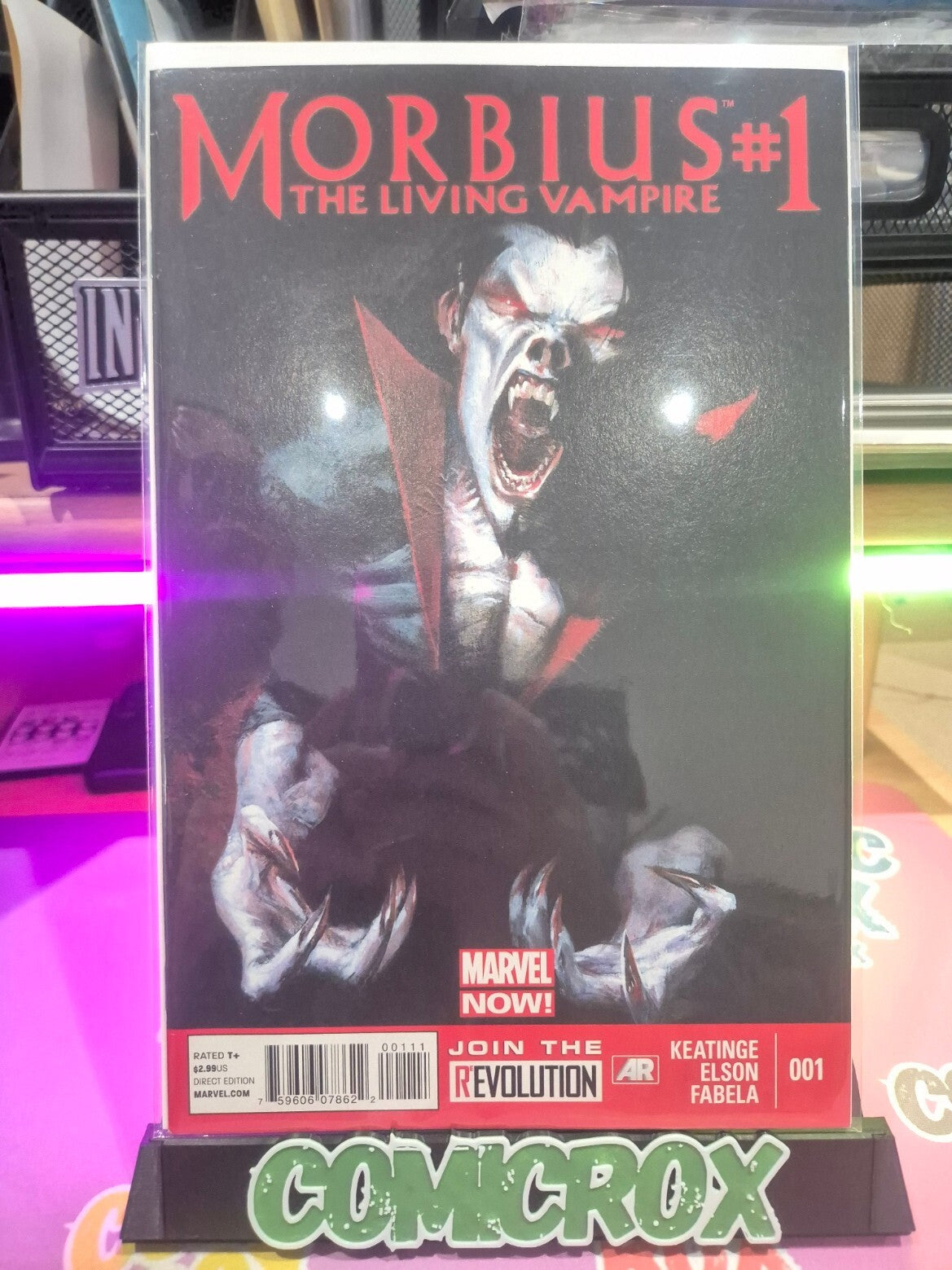 Morbius The Living Vampire #1, 2013, Key: Origin of Morbius retold, 9.0