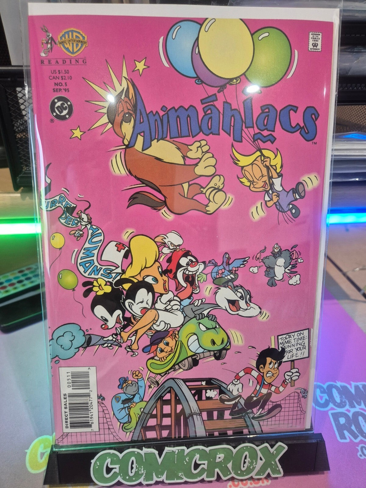 Animaniacs #5, 1995, Very High Grade, 9.8 Contender