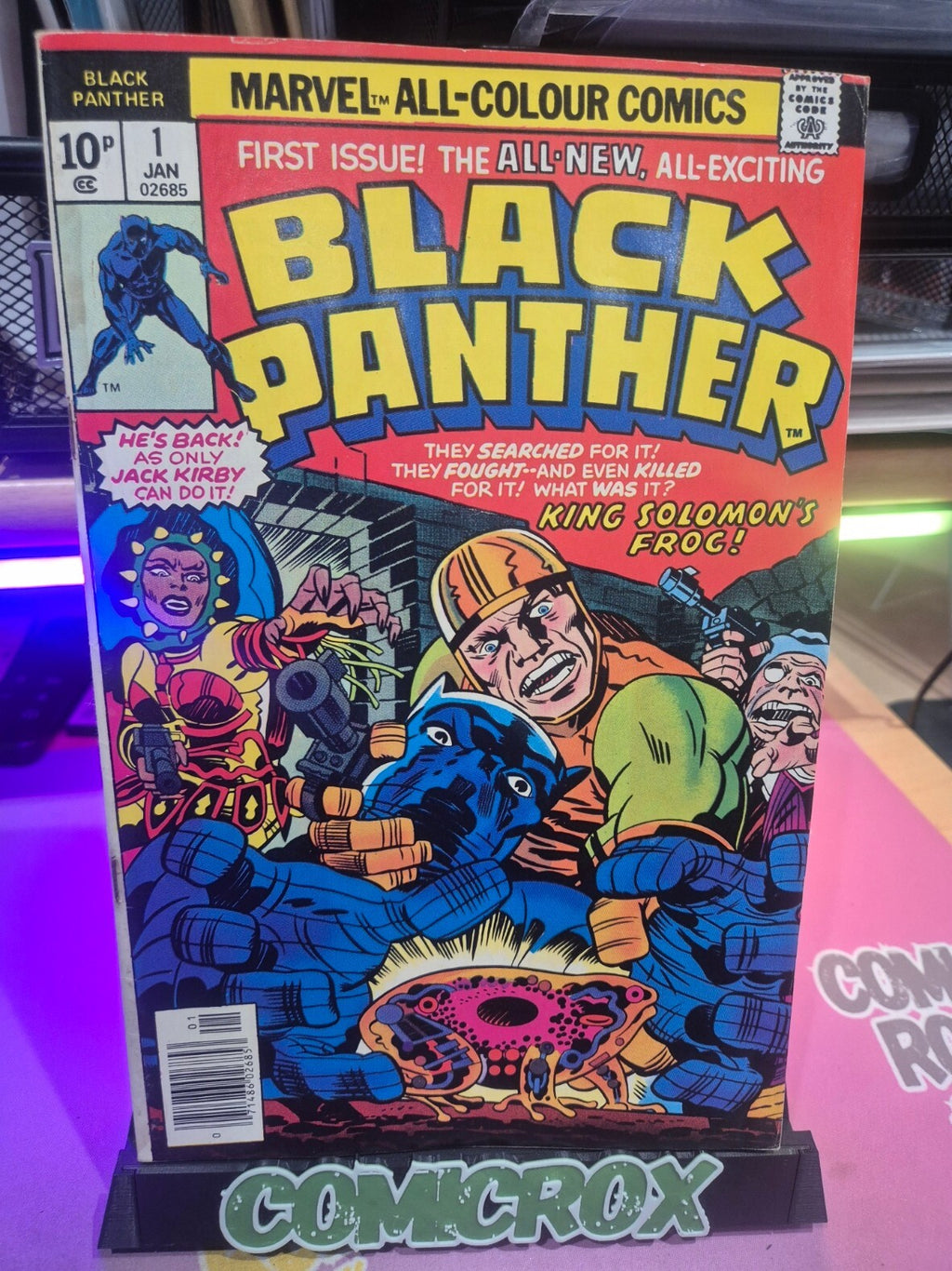 Black Panther #1, 1977, 1st solo series of Black Panther, FN/VF 7.0