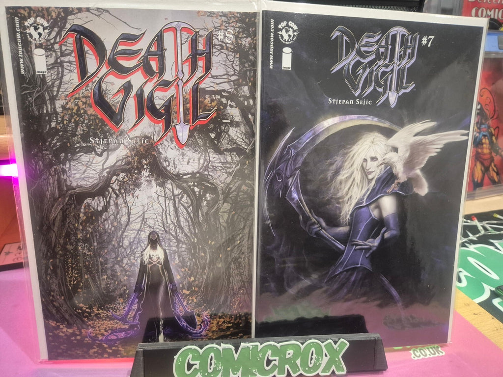 Death Vigil Complete Set #1-8, Stjepan Sejic, Rare, High Grade All NM+