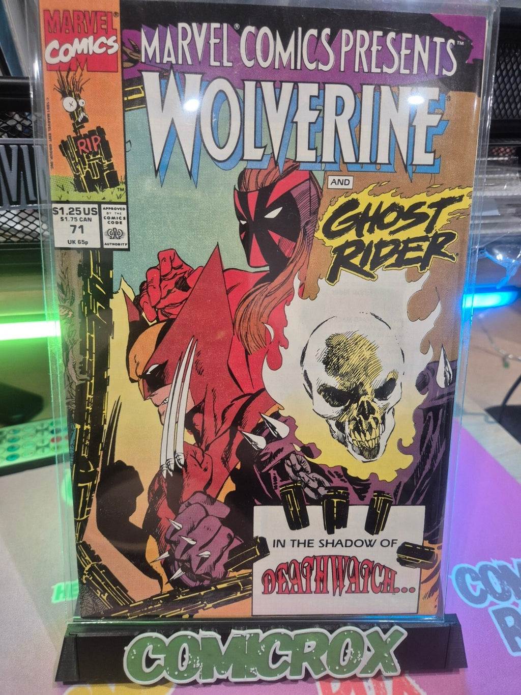 Marvel Comics Presents #71, 1991, Wolverine & Ghost Rider, NM+