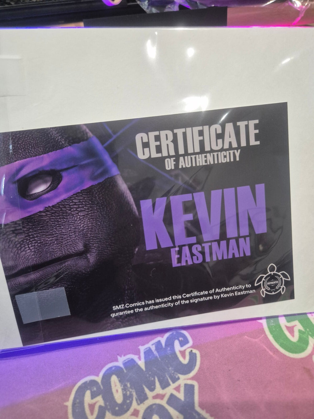 Teenage Mutant Ninja Turtles #108, Signed by Kevin Eastman with COA