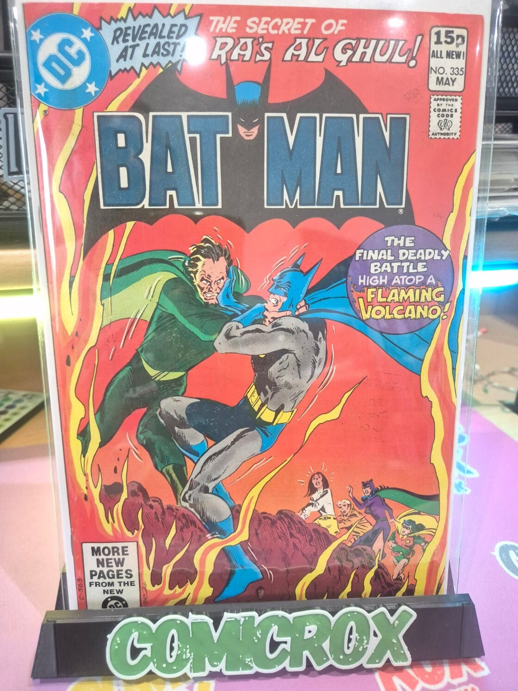 Batman #335, 1981, UK Price Variant, NM 9.4