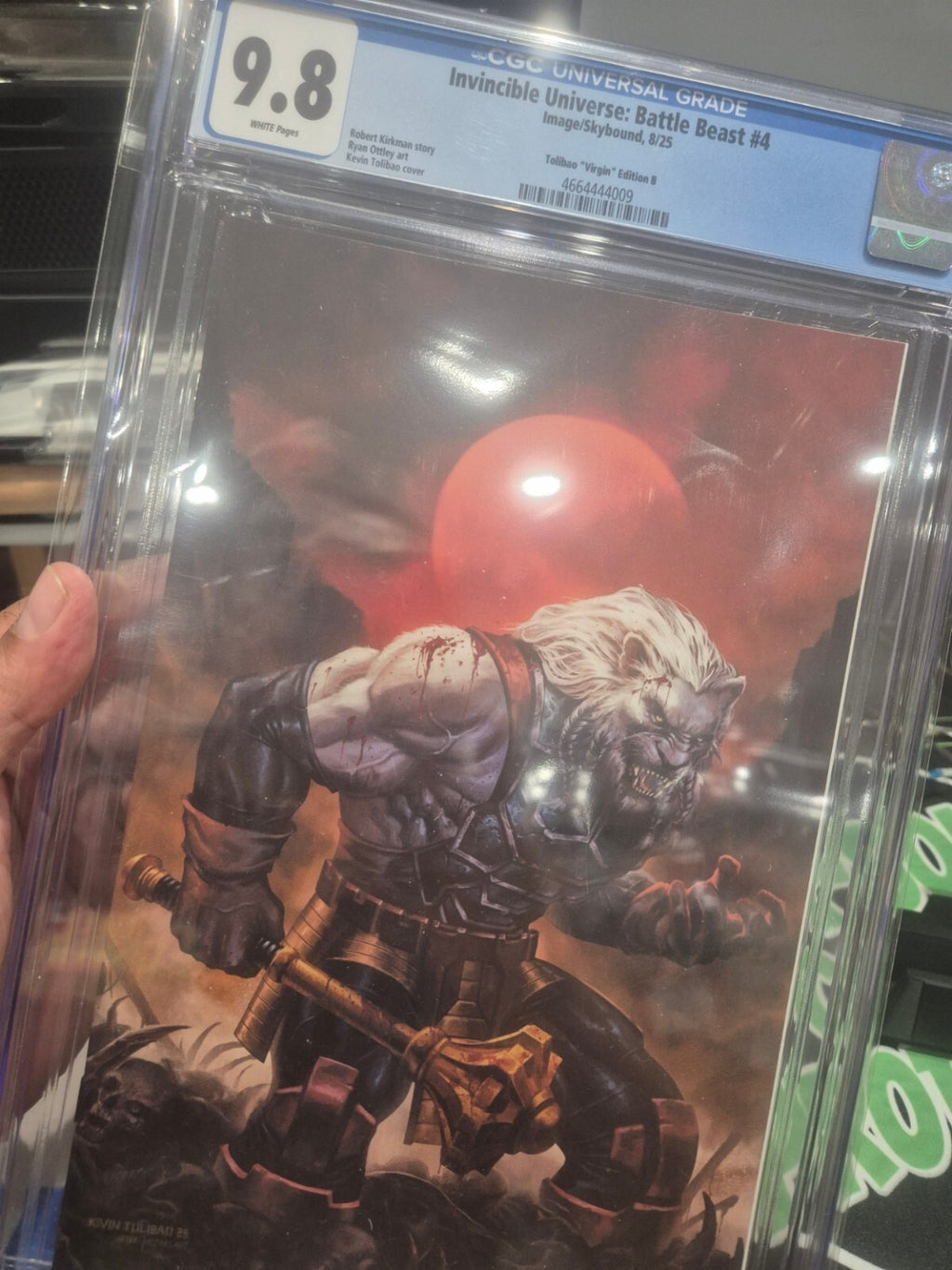 Battle Beast #4, CGC 9.8, Talibao Blood Moon Virgin ltd 350 Copies