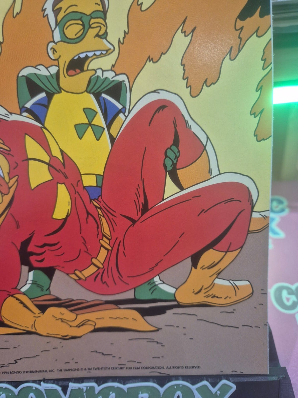 Radioactive Man #412, 1994, Bongo Comics, Trading Card Attached NM+ 9.6/9.8
