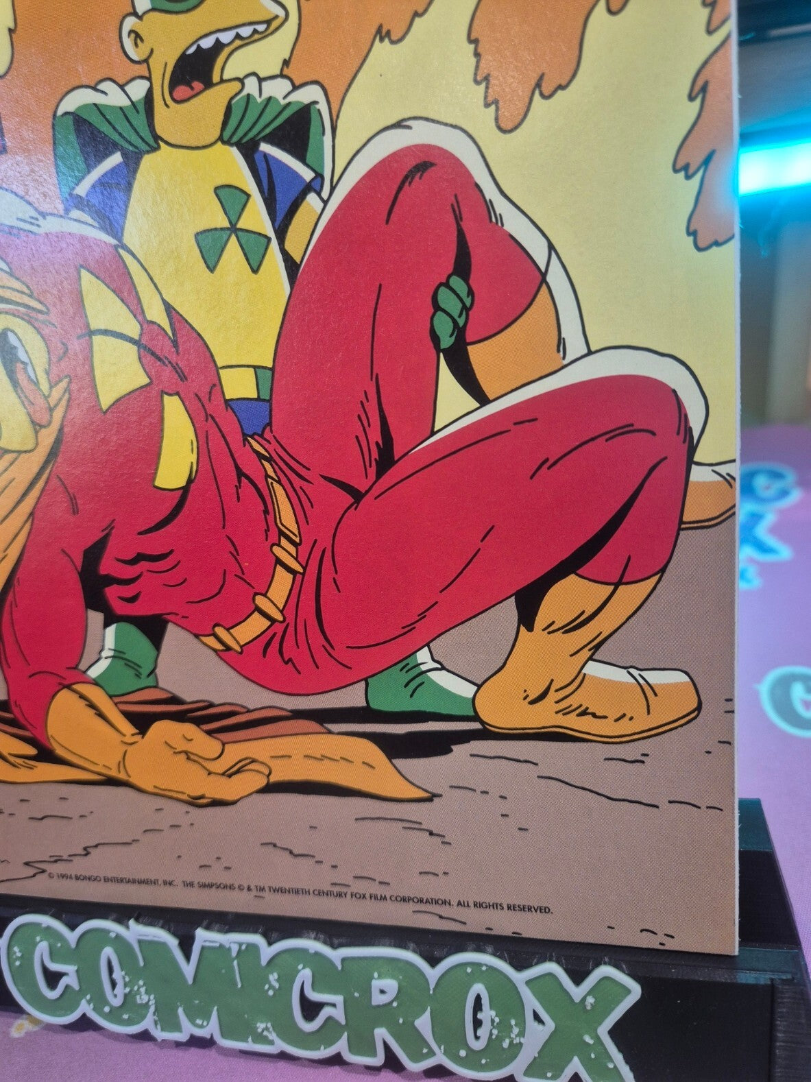 Radioactive Man #412, 1994, Bongo Comics, Trading Card Attached NM 9.4