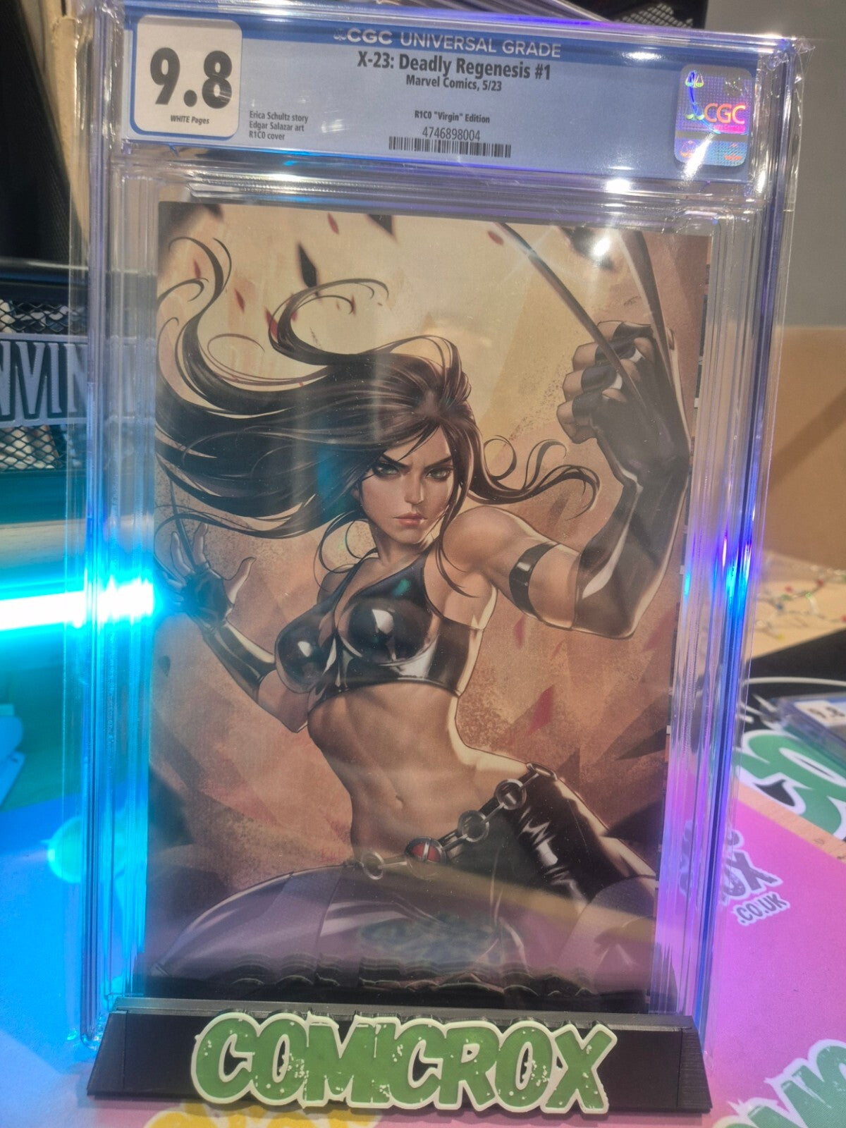 X-23 Deadly Regenesis #1, CGC 9.8, R1c0 Virgin Variant