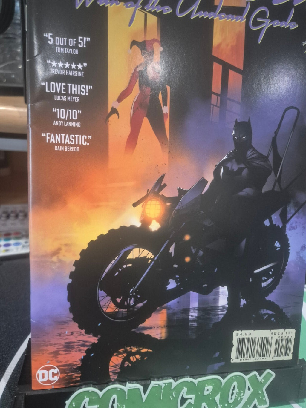 Dceased War of the Undead Gods #1, Purple Rain Homage Cover, VF/VF+