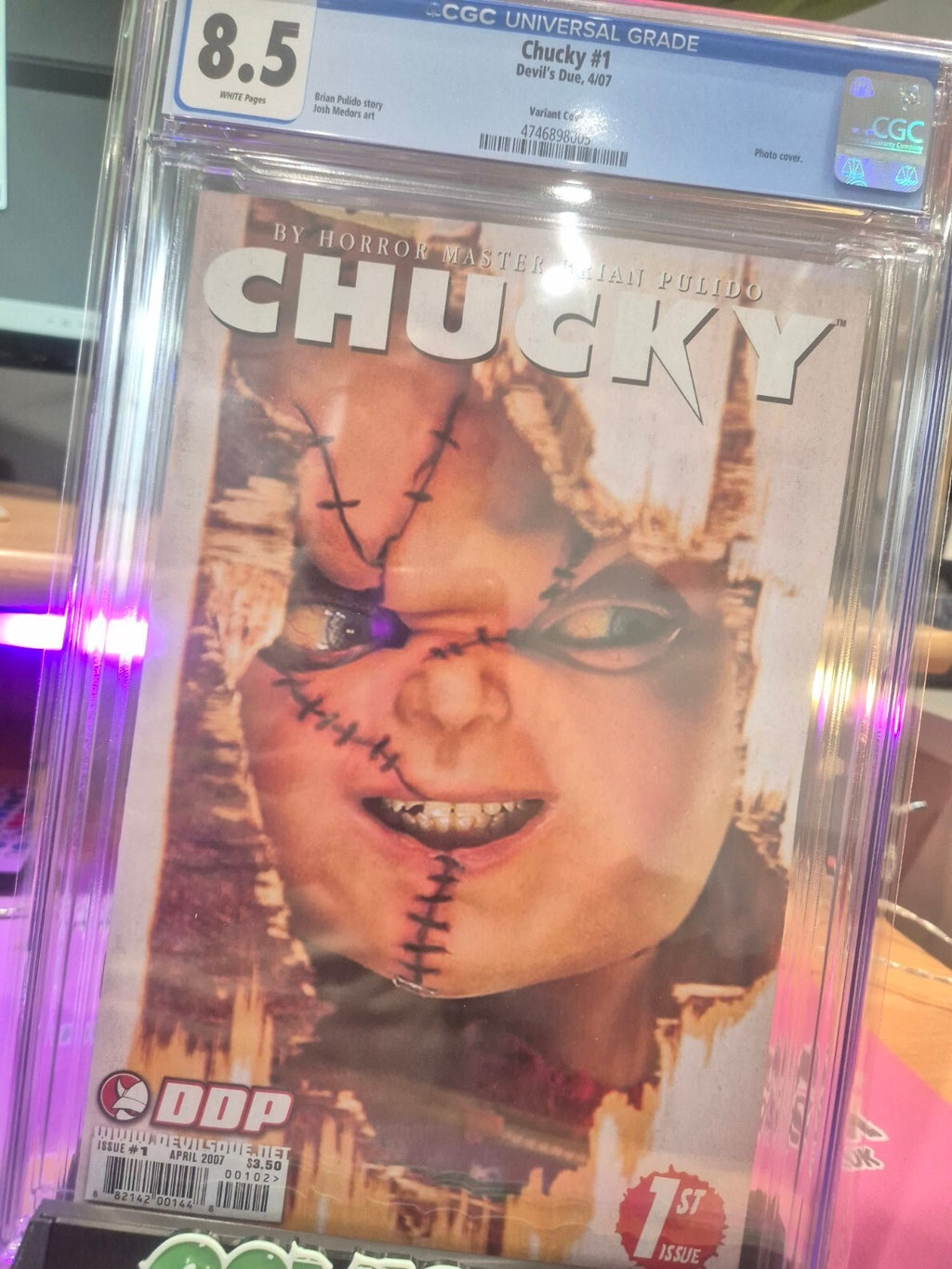 Chucky #1, CGC 8.5, Alternate Photo Cover, 2007, Classic Slasher Art
