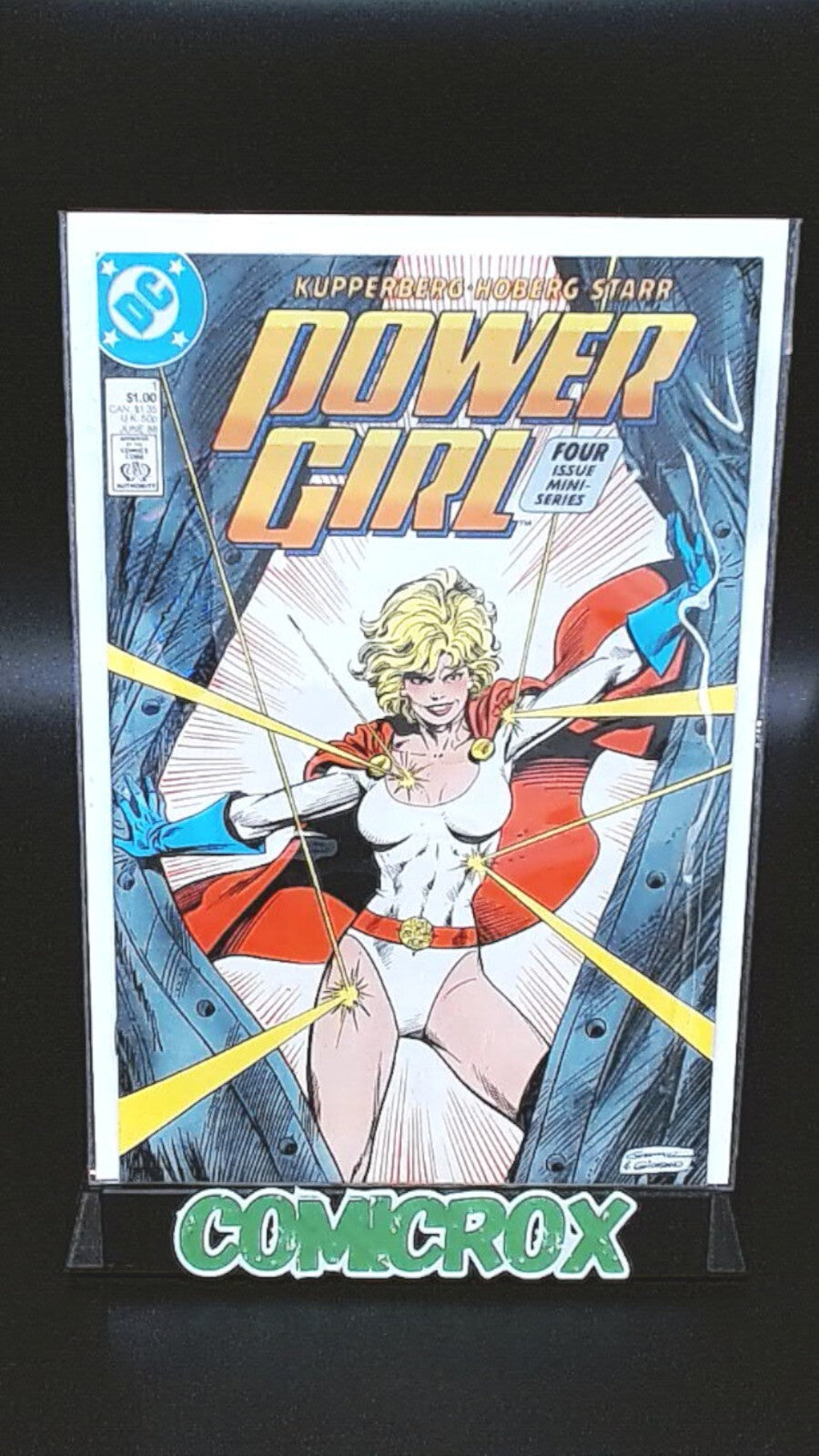 Power Girl #1, 1988, 1st Solo, V High Grade NM, in Mylar