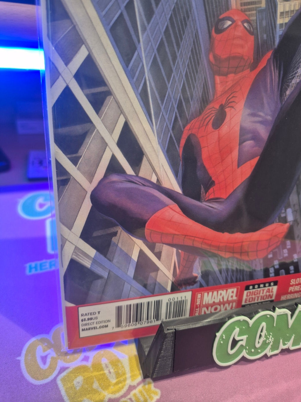 Amazing Spider-Man #1, Learning to Crawl, 2014, Alex Ross Cover, NM+