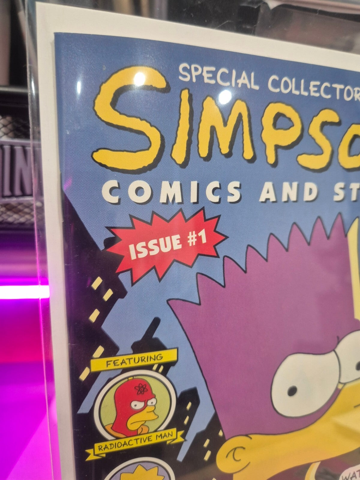 Simpsons #1, 1993, 1st App Simpsons in Comics, with Polybagged Poster, NM+
