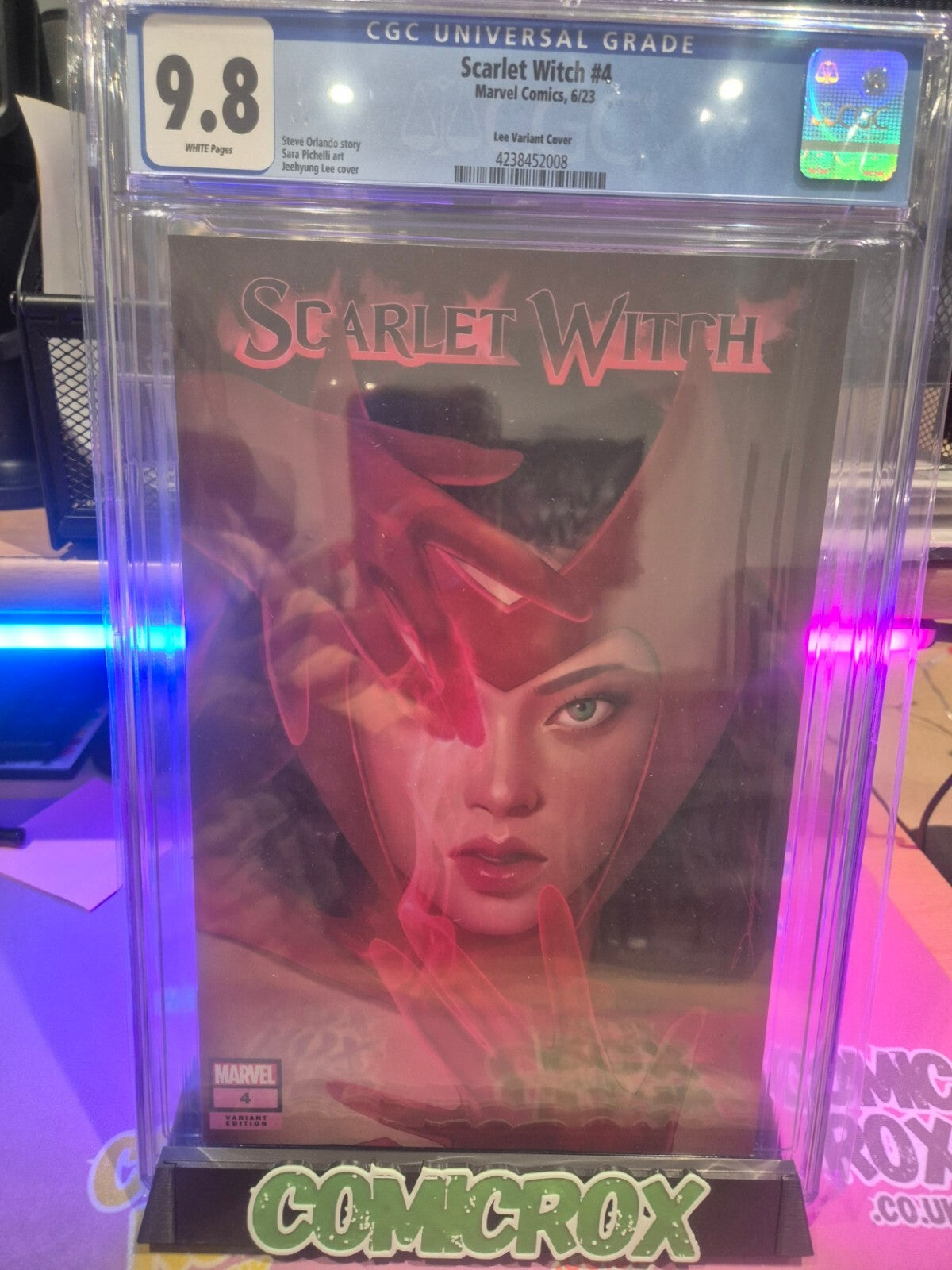 Scarlet Witch #3, CGC 9.8, 2023, 1st App Scythia, Lee Variant