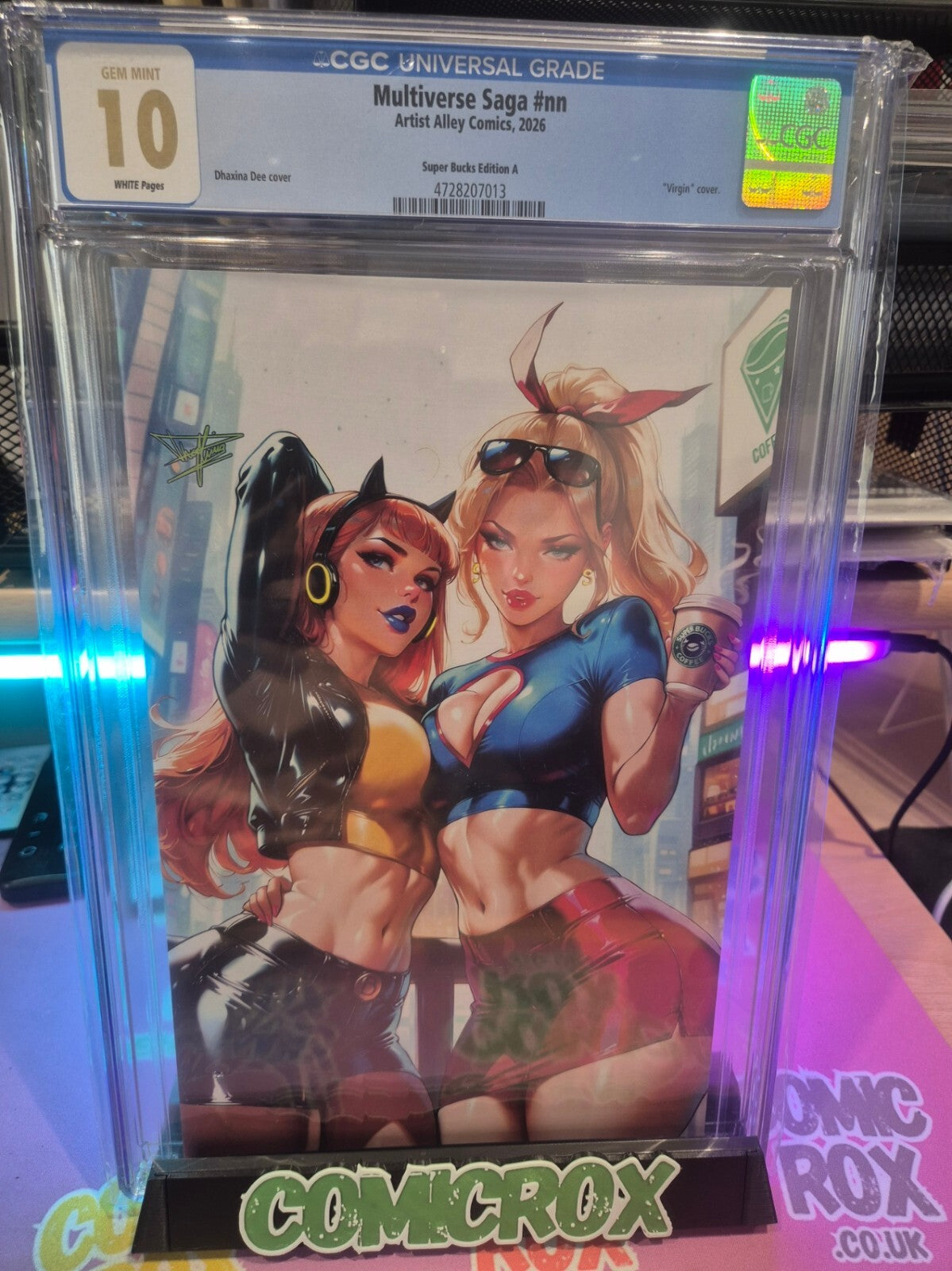 Multiverse Saga #nn, CGC 10.0 Gem Mint! Batgirl & Supergirl, Artist Alley