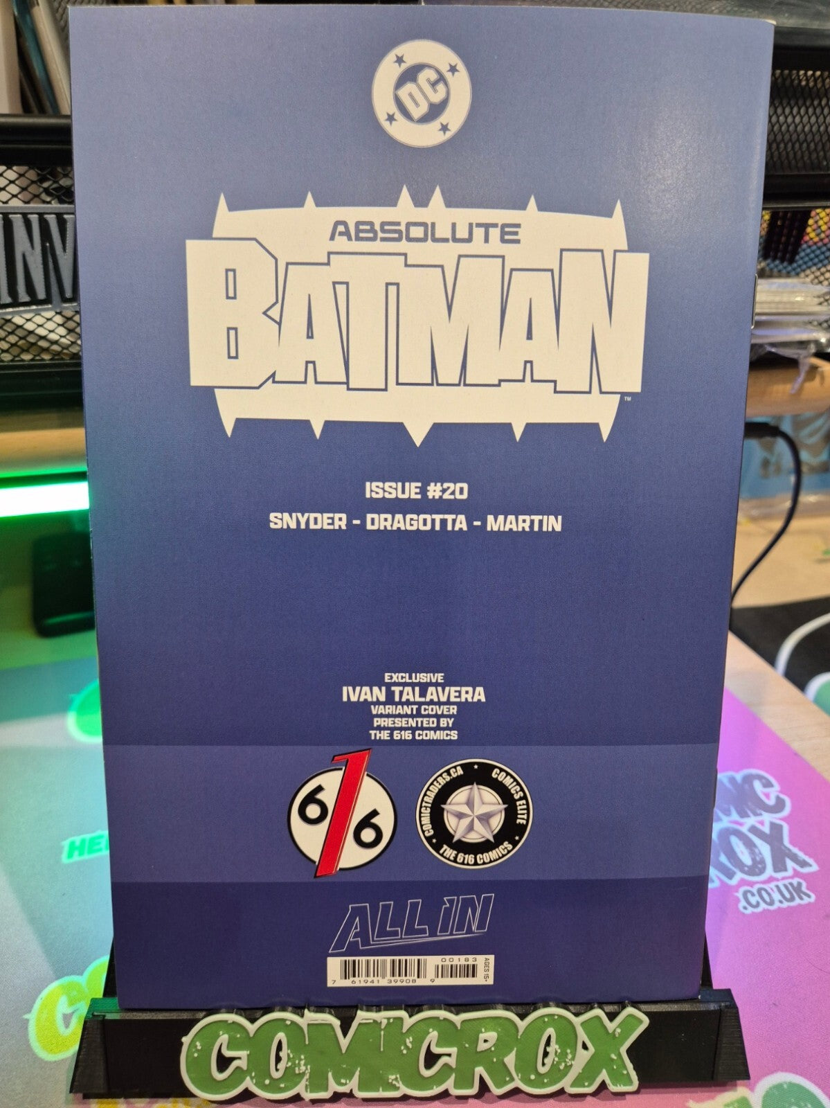 Absolute Batman #20, Iván Talavera Exclusive Virgin Ltd 1000, NM