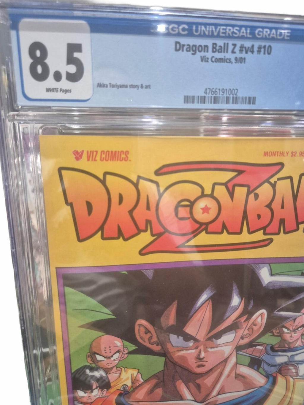 Dragon Ball Z #10, CGC 8.5, Vol: 4, 2001, Viz Comics