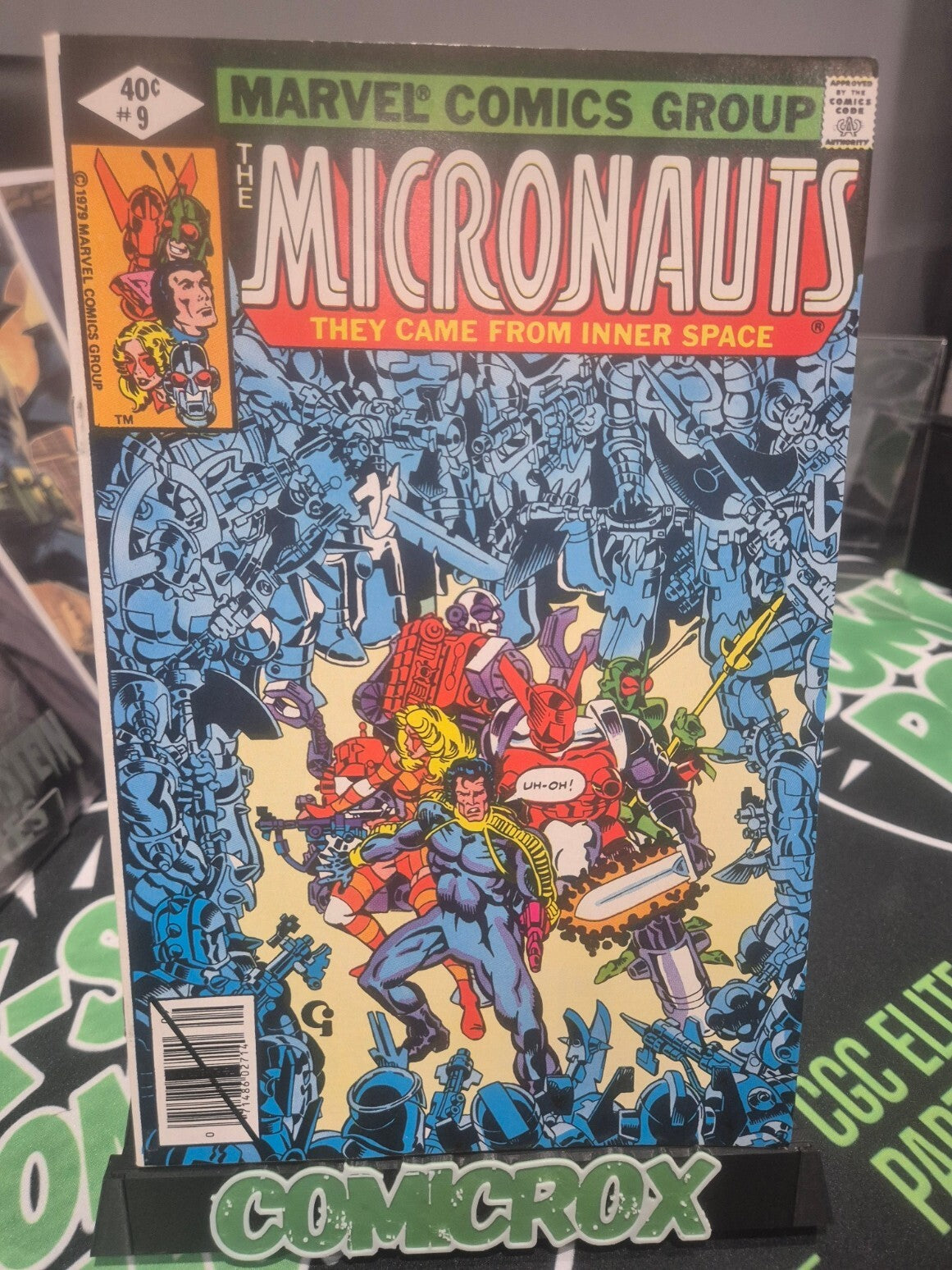 Micronauts #9, 1979, 1st App Cilicia, Marvel, High Grade NM 9.4/9.6
