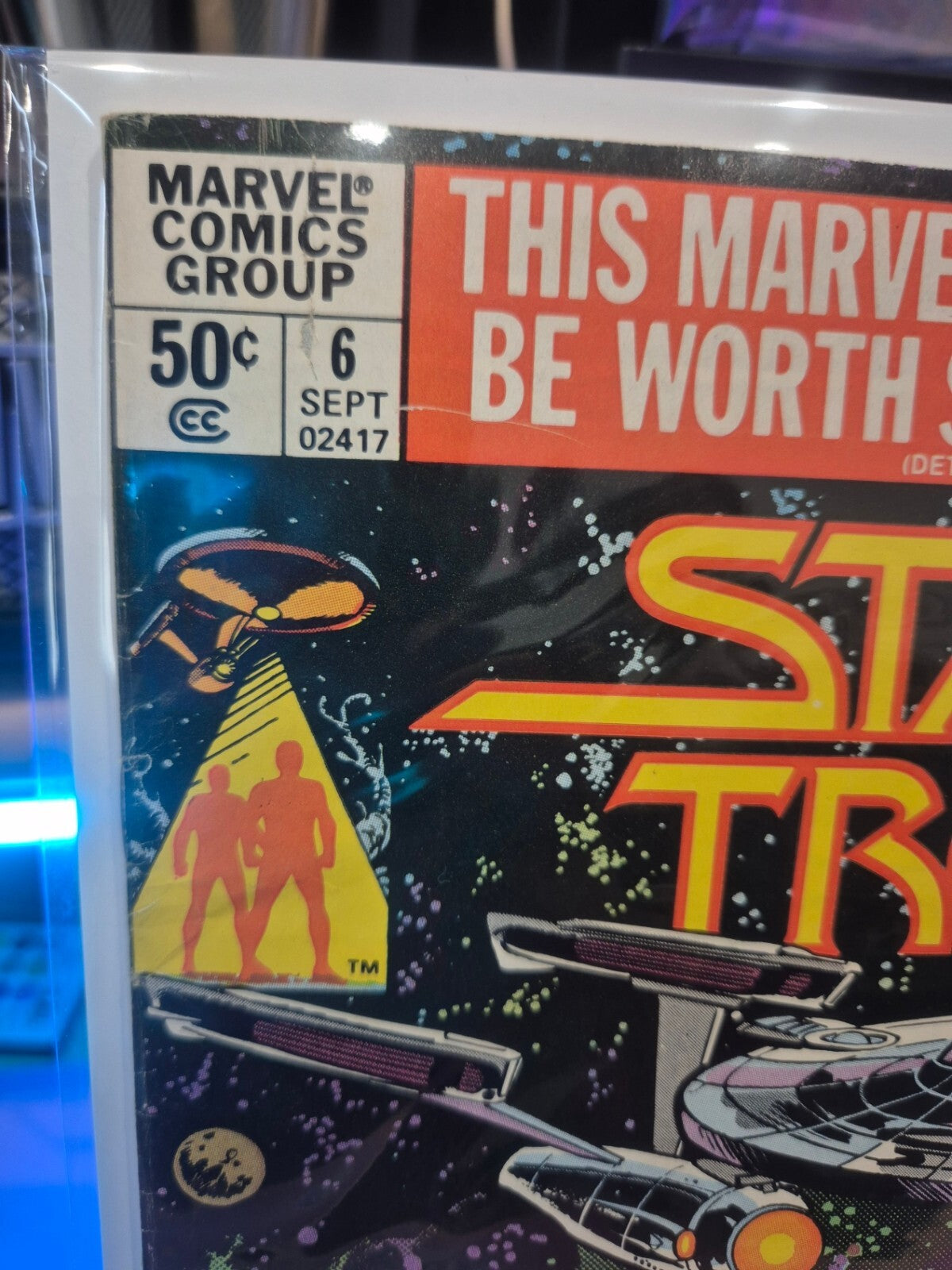 Star Trek #6, 1980, Rare Newsstand, V High Grade NM-