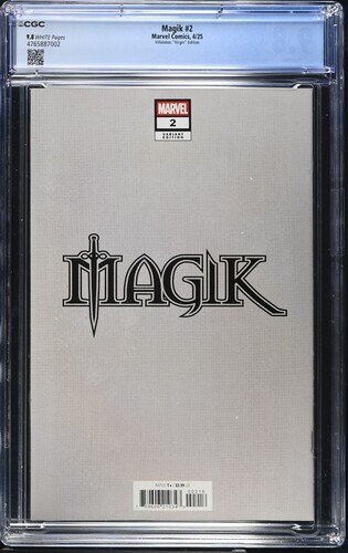 Magik #2, CGC 9.8 TOP POP! Villalobos RARE 1:100 Virgin Edition, Marvel