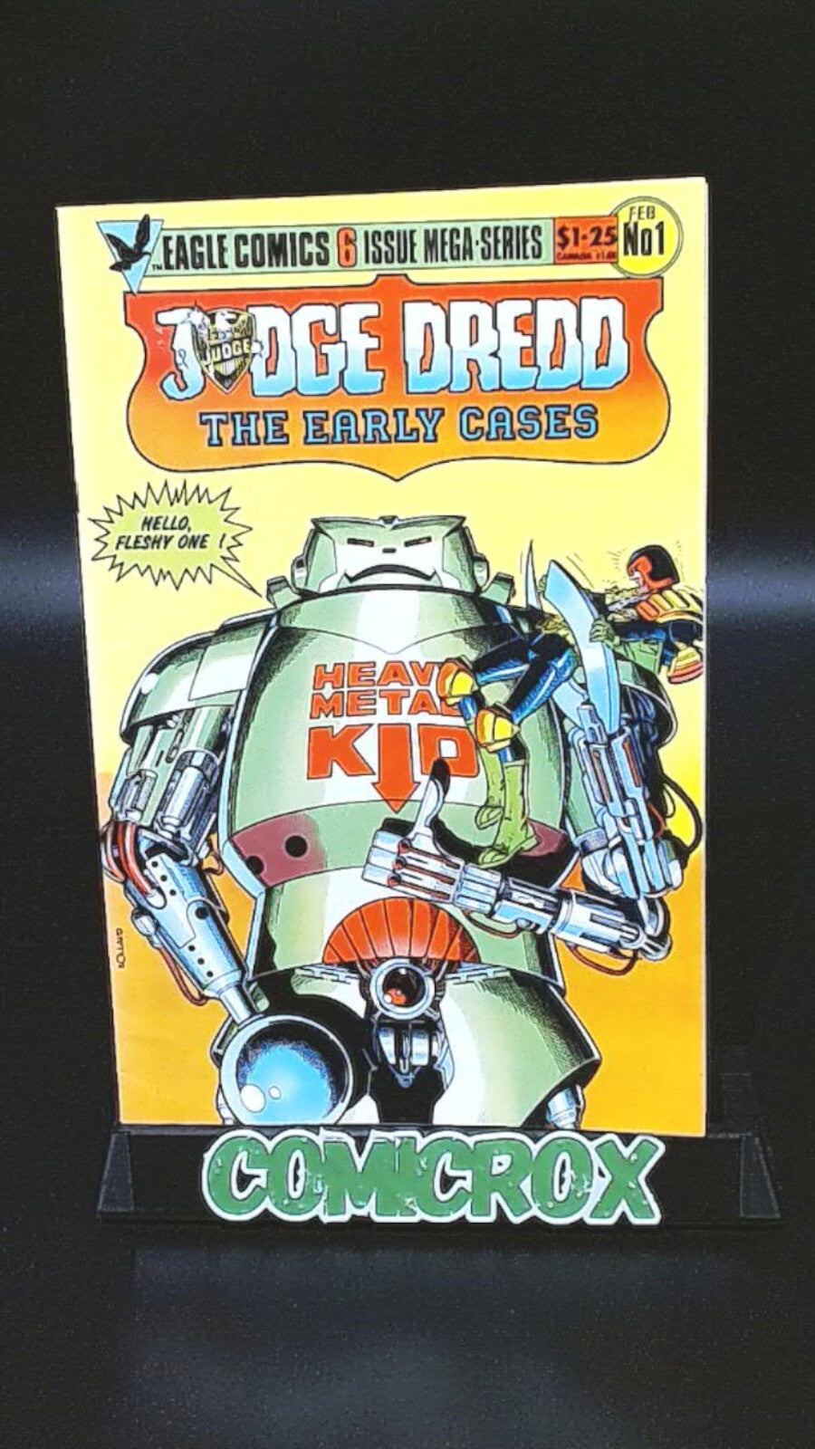 Judge Dredd: The Early Cases #1, 1986, Eagle Comics, High Grade NM