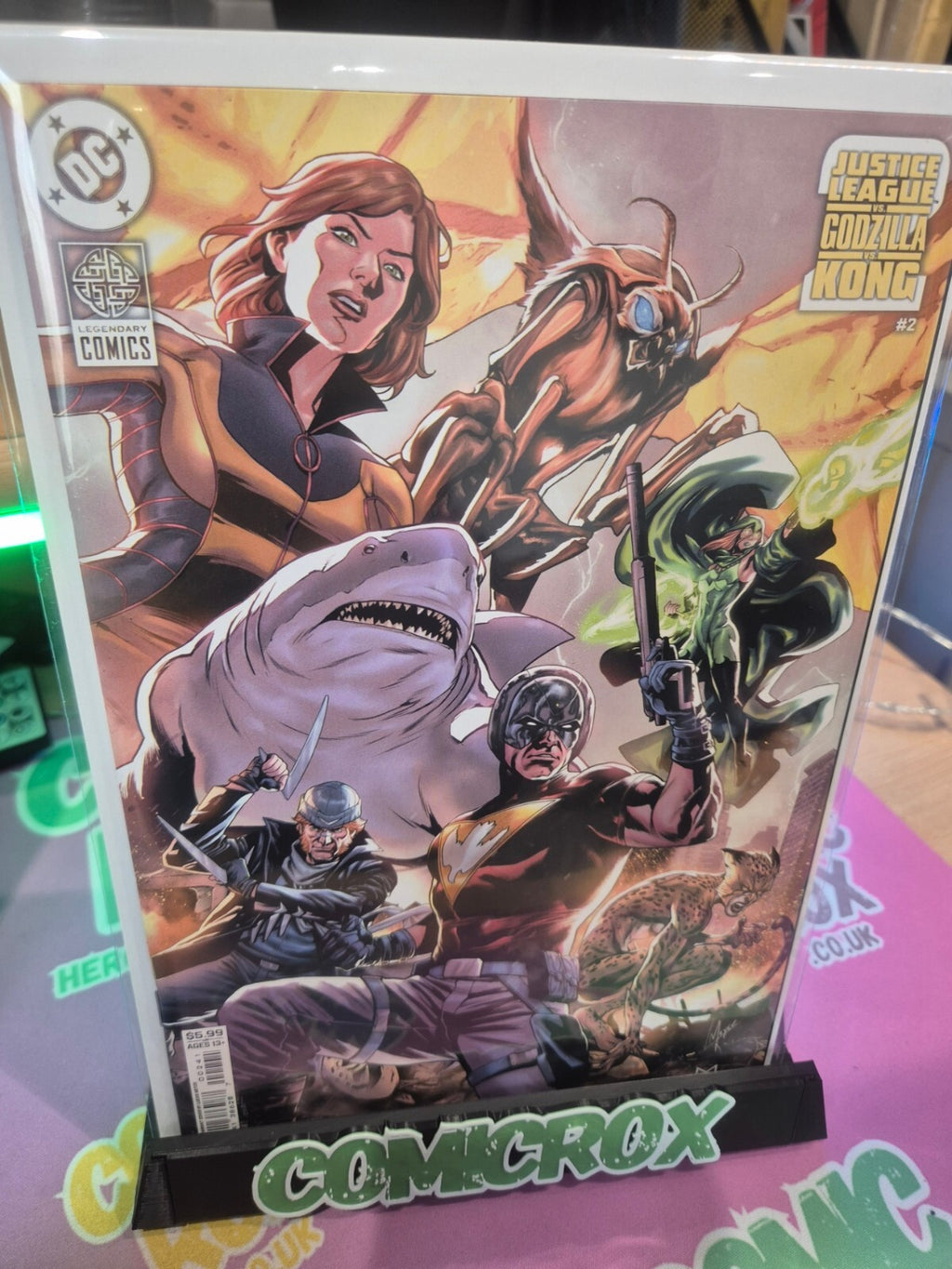 Justice League vs Godzilla vs Kong #2, Lucas Meyer Suicide Squad Variant, NM